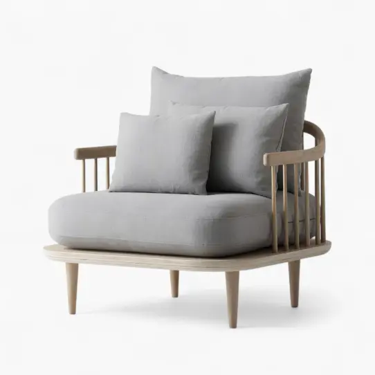 Fly SC1 Lounge Chair Light Grey 2