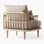 Fly SC1 Lounge Chair White Oak Boucle 3 Fly SC1 Lounge Chair White Oak Boucle 3