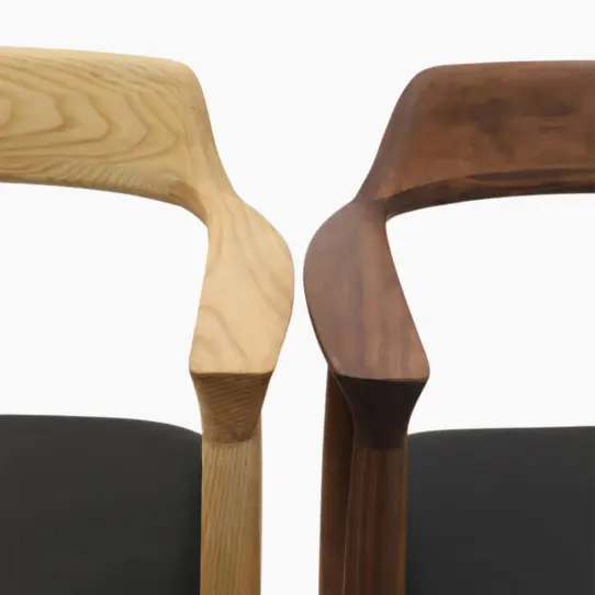 Hiroshima Armchair Light Walnut 3 - Hiroshima Armchair