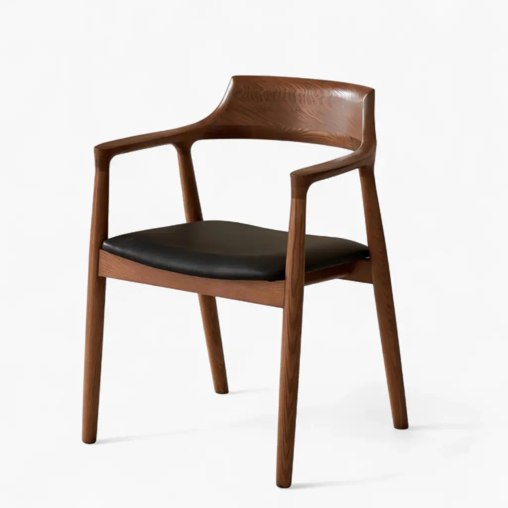Hiroshima Armchair Walnut 2 - Hiroshima Armchair