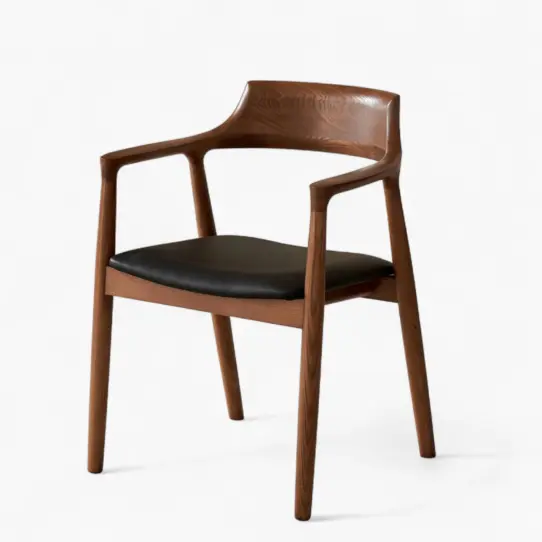 Hiroshima Armchair Walnut 2 - Hiroshima Armchair