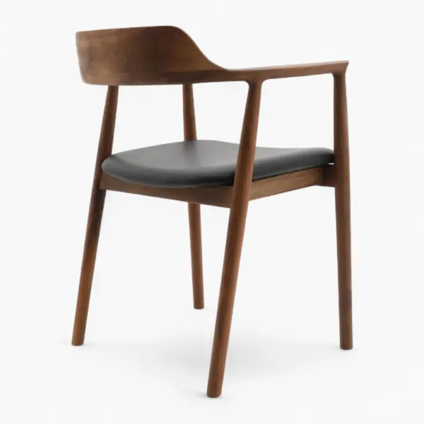 Hiroshima Armchair Walnut 3 - Hiroshima Armchair