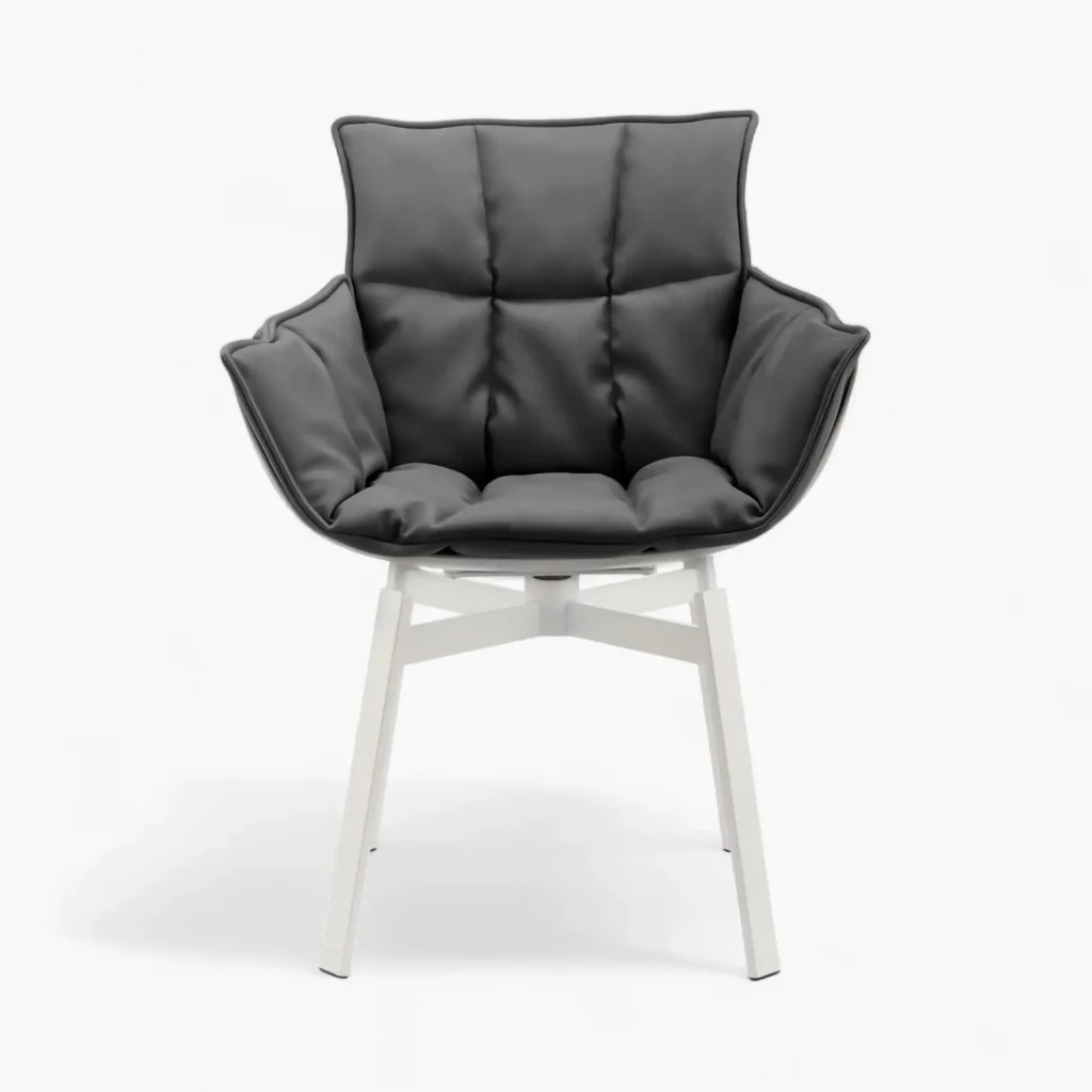 Husk Dining Chair Dark Gray 2 - Husk Dining Chair Replica