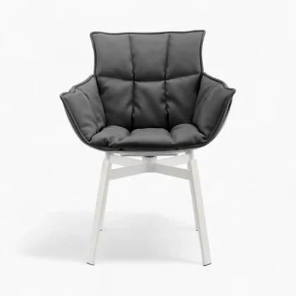 Husk Dining Chair Dark Gray 2 - Husk Dining Chair Replica