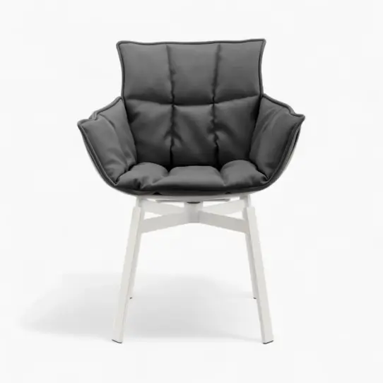 Husk Dining Chair Dark Gray 2 - Husk Dining Chair Replica