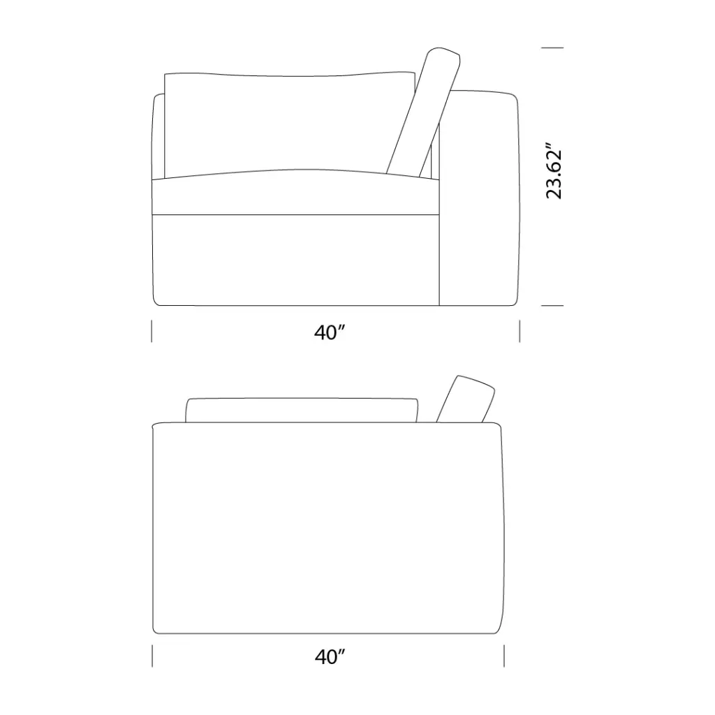 Cloud Couch Armrest Replica Dimensions Mobile