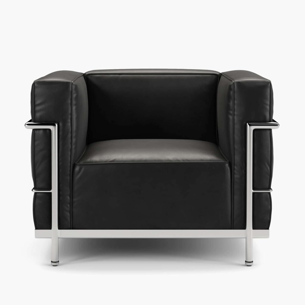 LC3 Armchair - Black 1 - LC3 Armchair