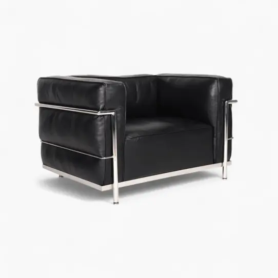 LC3 Armchair Black 3 - LC3 Armchair