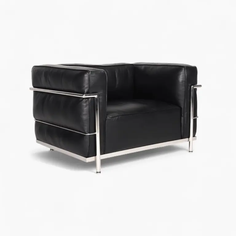 LC3 Armchair Black 3 - LC3 Armchair