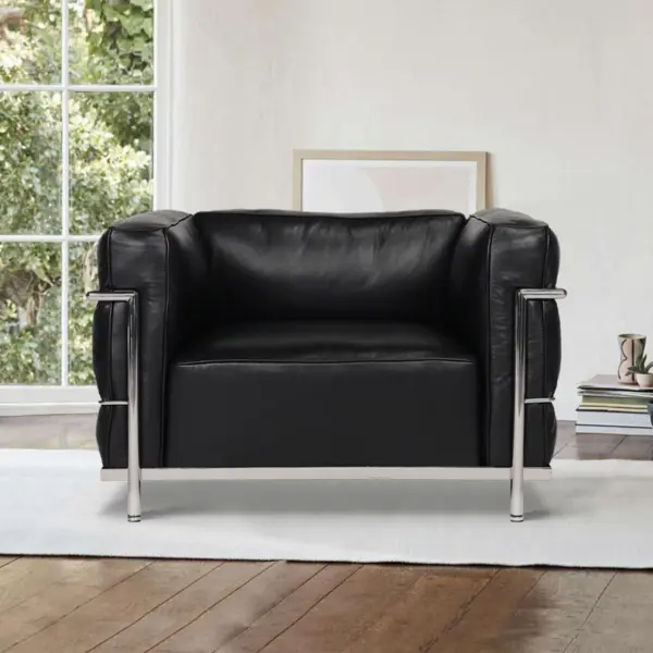 Lc3 Chair Black 1 | Sohnne®