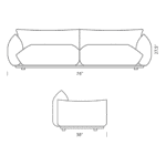 Marenco Sofa 2 Seater Replica Dimensions Mobile Marenco Sofa 2 Seater Replica Dimensions Mobile - Marenco Sofa