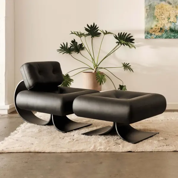 Alta Lounge Chair Black 1