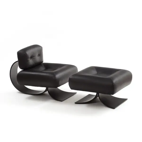 Alta Lounge Chair Ottoman Replica 1