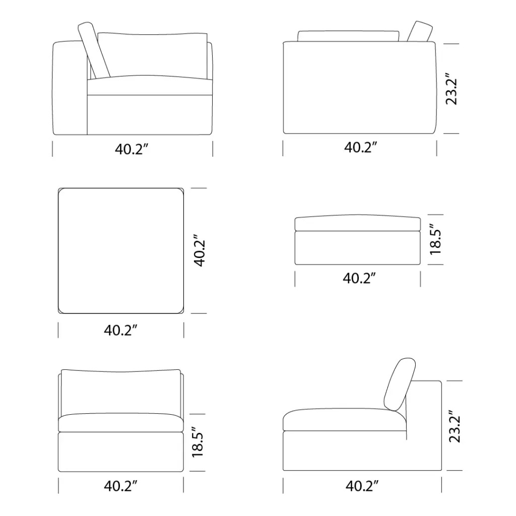 Cloud Couch With Ottoman Replica Dimensions Mobile New