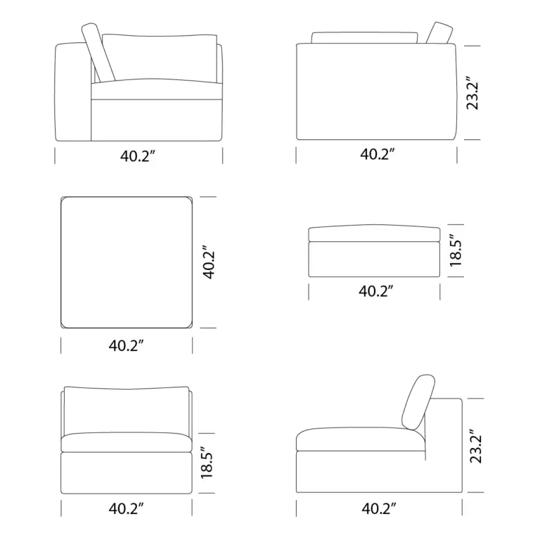 Cloud Couch With Ottoman Replica Dimensions Mobile New