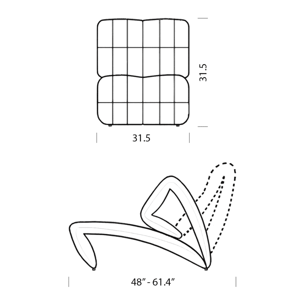 DS266 Lounge Chair Replica Dimensions Mobile