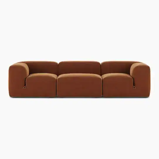 Le Mura Sofa Replica Rust Chenille 1