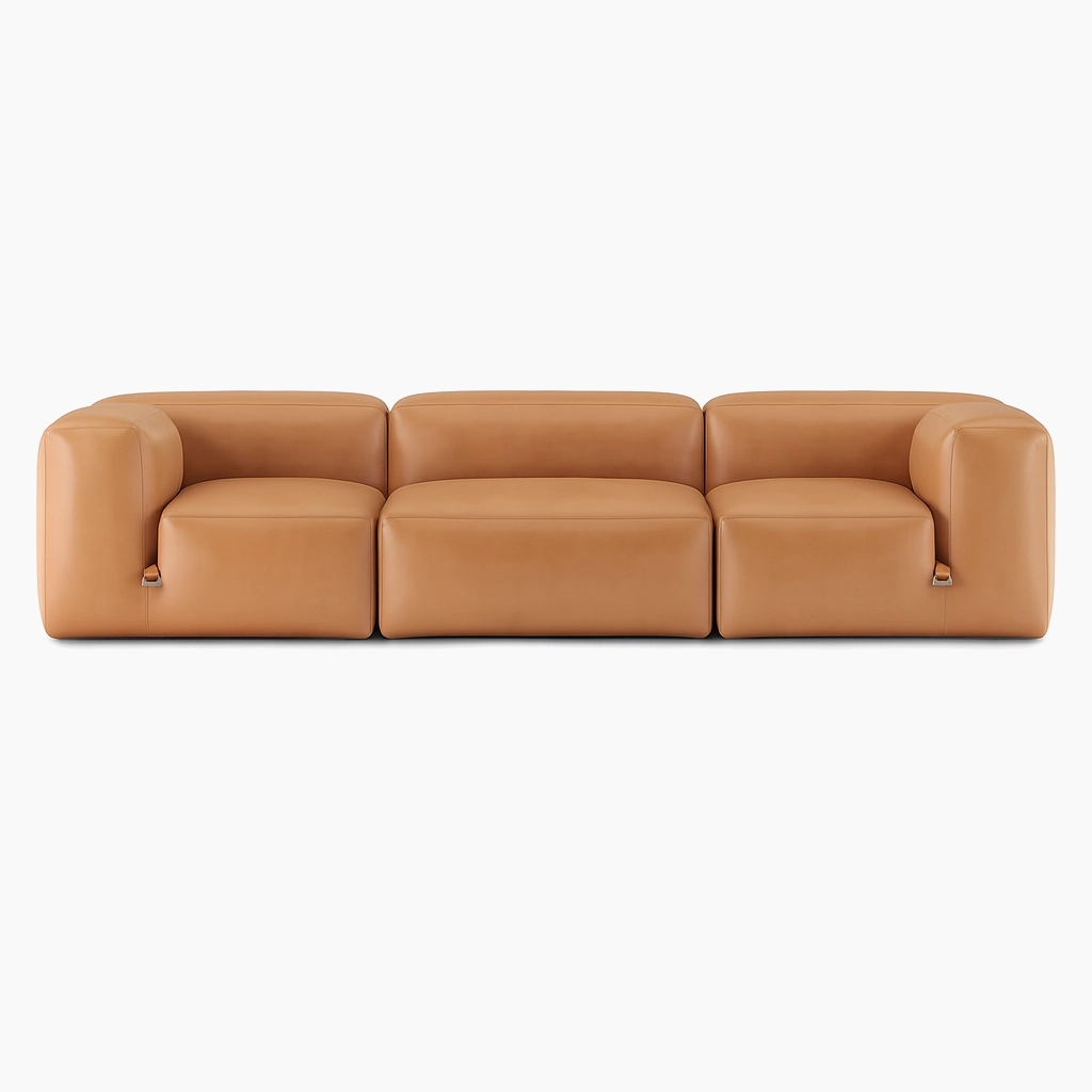 Le Mura Sofa Replica Tan Leather 1