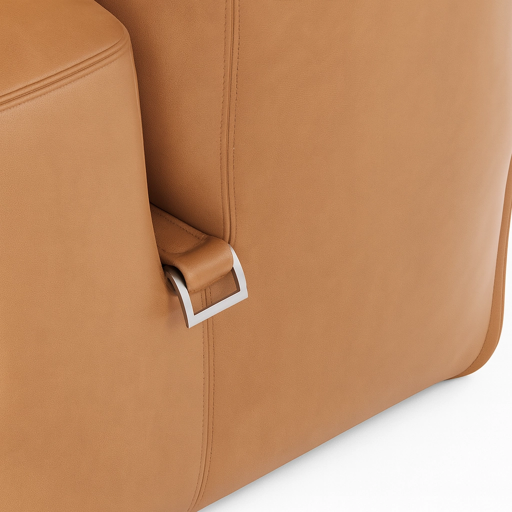 Le Mura Sofa Replica Tan Leather 5 - Le Mura Sofa