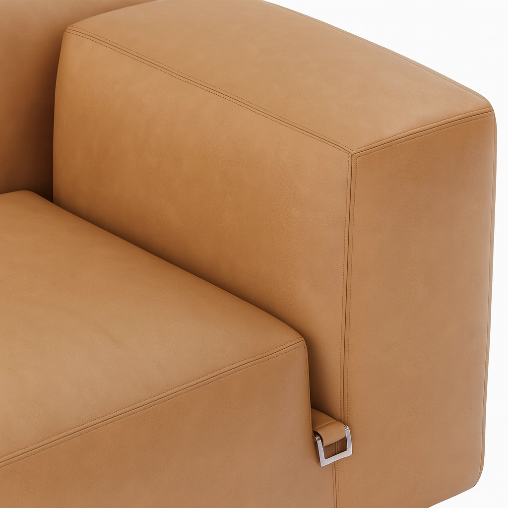 Le Mura Sofa Replica Tan Leather 6 - Le Mura Sofa