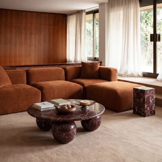 Le Mura Sofa - Rust Chenille (11) - Le Mura Sofa