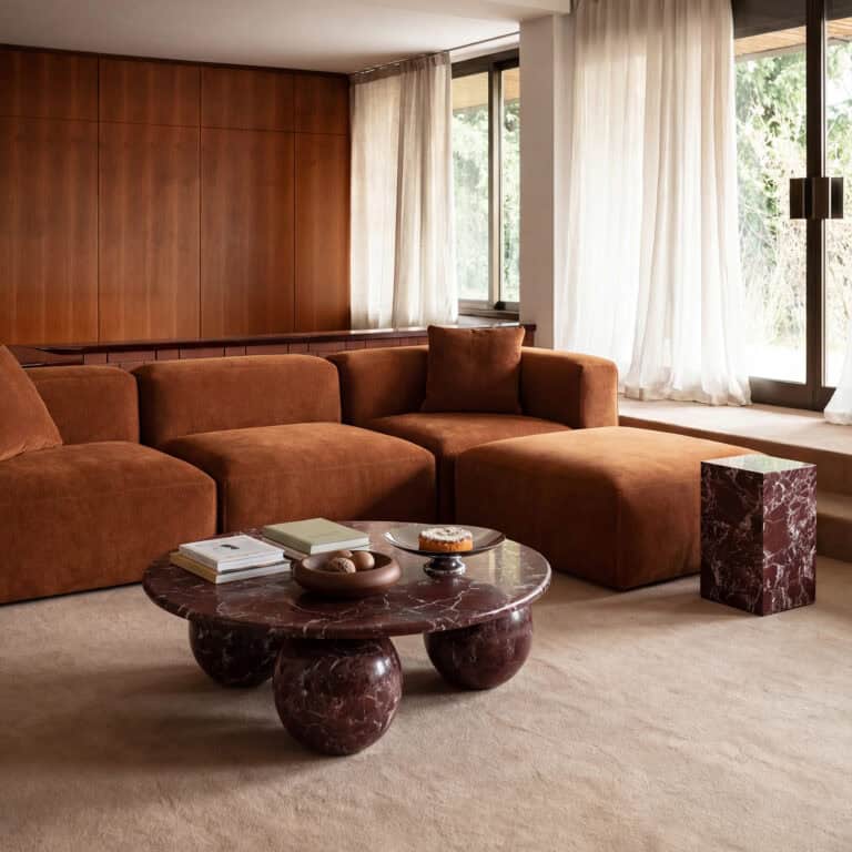 Le Mura Sofa - Rust Chenille (11) - Le Mura Sofa