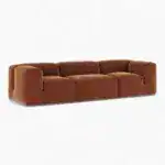 Le Mura Sofa Three Rust Chenille 2 Le Mura Sofa Three Rust Chenille 2 - Le Mura Sofa