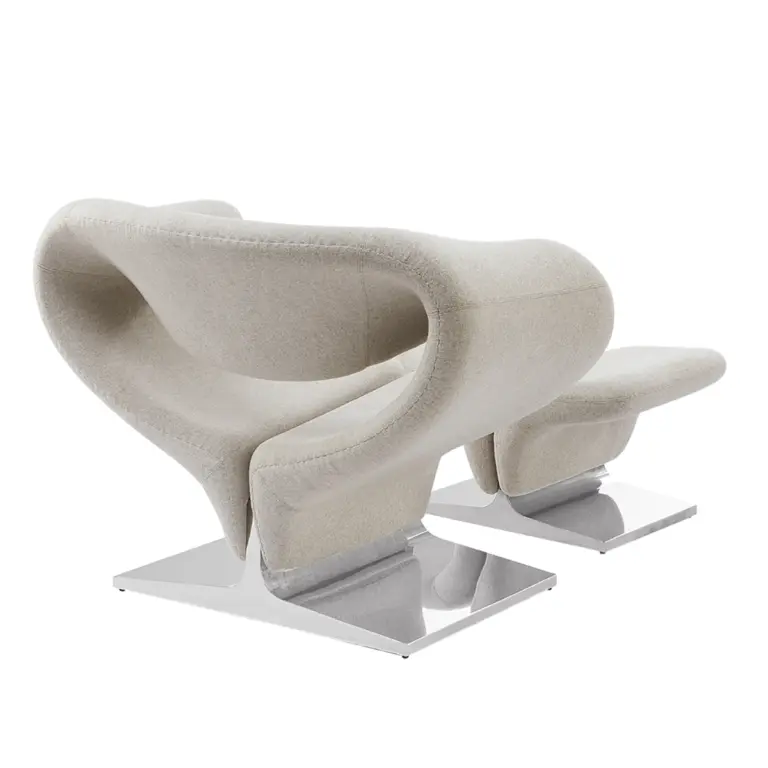 Ribbon Chair Ottoman Replica 4 - ribbon chair,  ottoman
