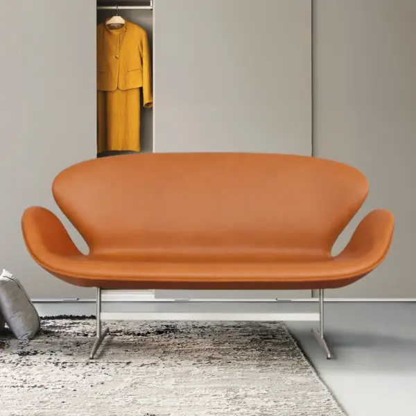 Swan Sofa Brown 1 | Sohnne®