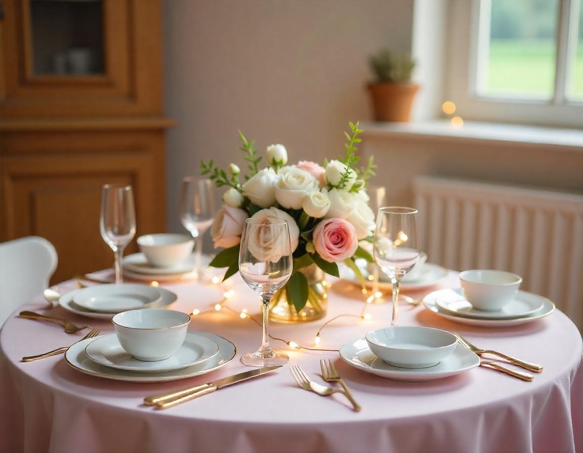 Romantic Decorating Ideas for Valentine's Day: Table Setting