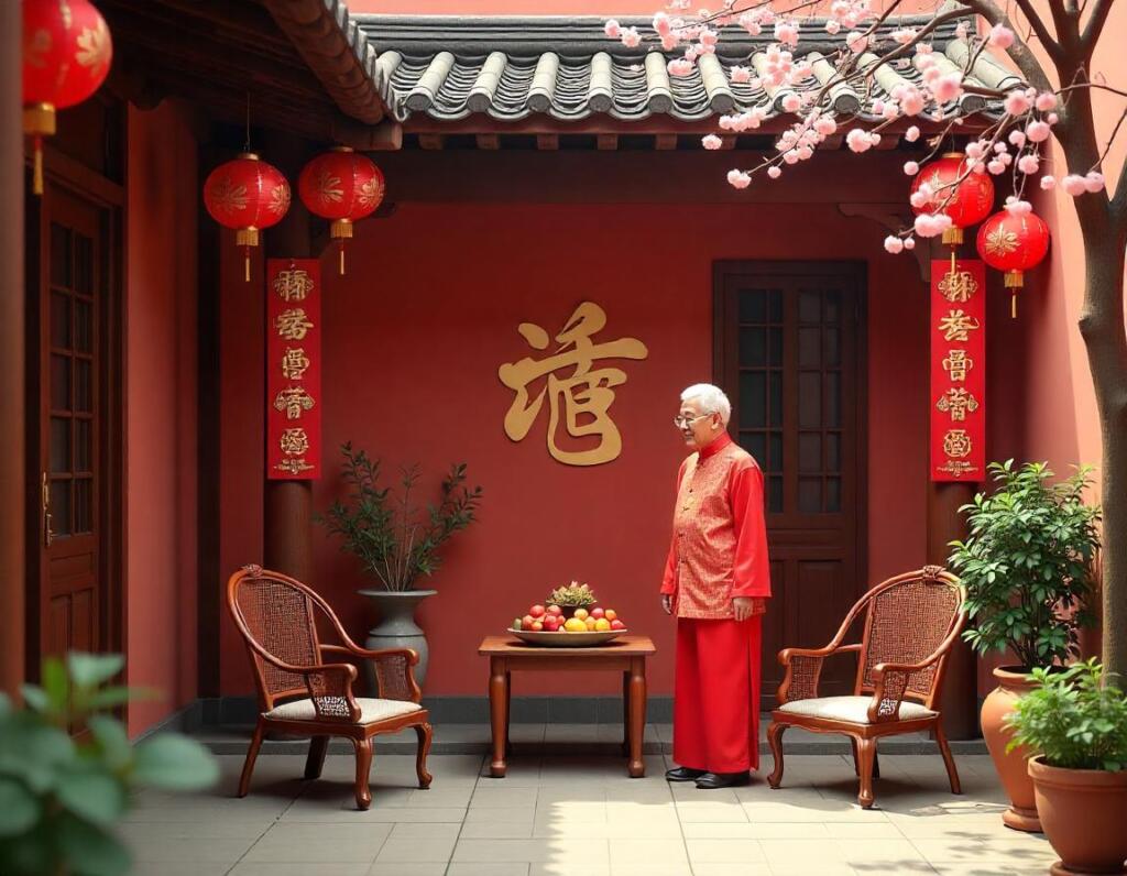 Chinese new year decoration - outdoor