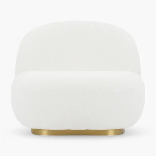 Pacha Lounge Chair White Boucle 3 scaled - Pacha Lounge Chair Replica, Lounge Chair