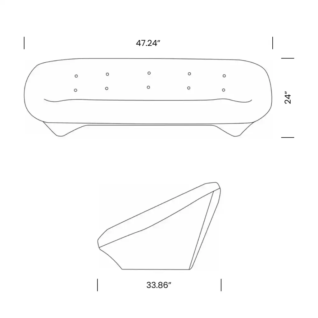 Ploum Sofa 2 Seater Replica Mobile Dimensions