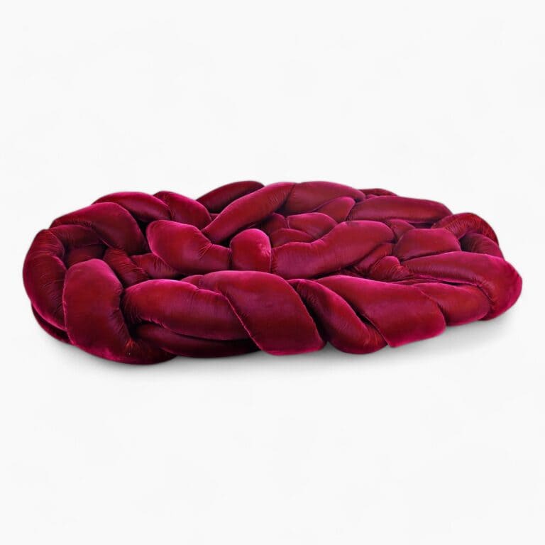 Python Nest Sofa Burgundy Red 3 - Python Boa Sofa