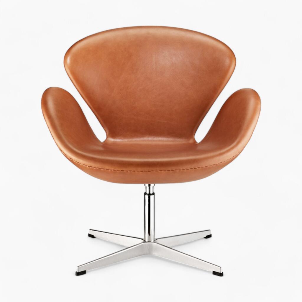 Swan Chair Brown 3 - Swan Chair Replica