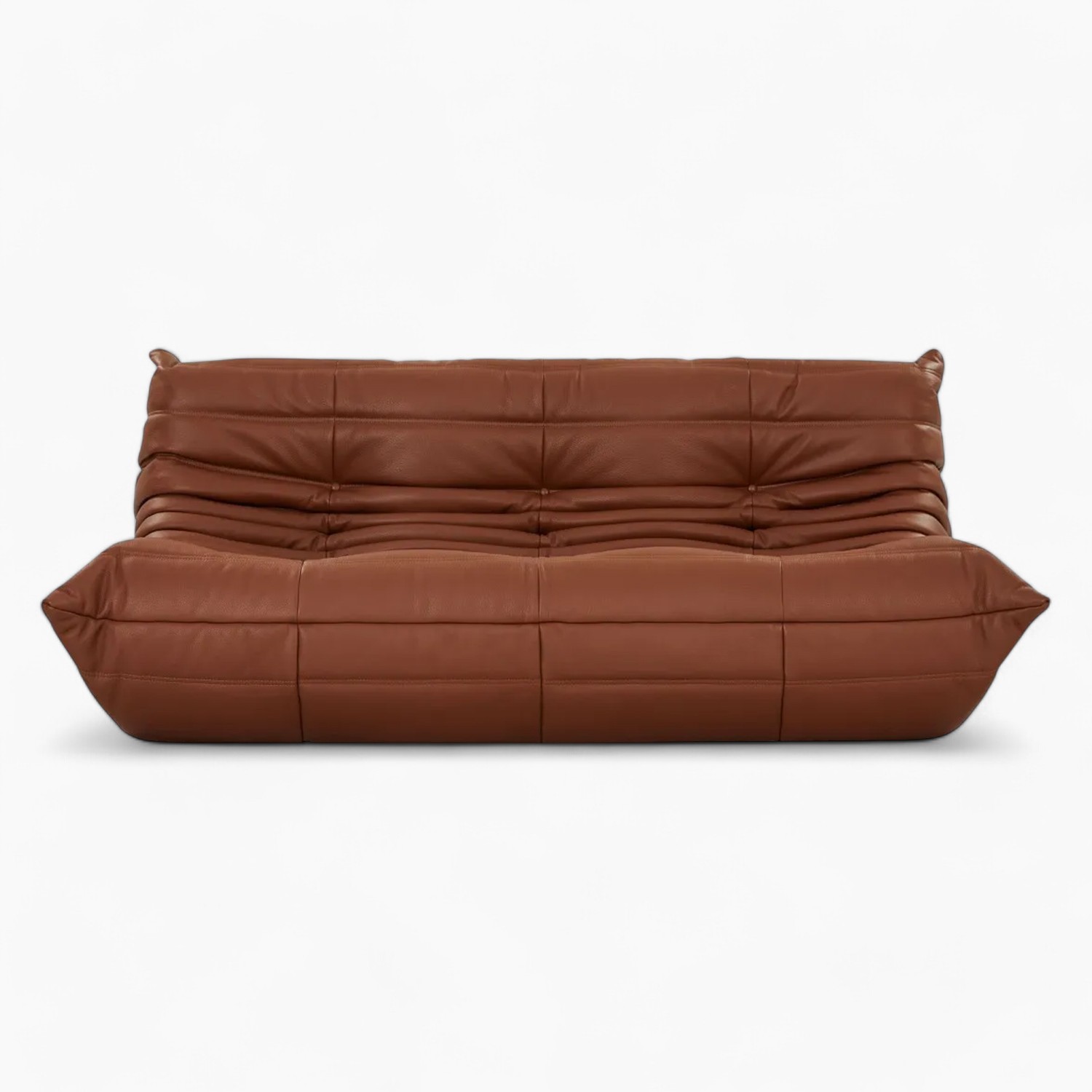 Togo Sofa Fiber Leather 3 Seater Replica By Michel Ducaroy Sohnne