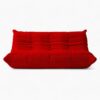 TOGO 3 SEATER BOUCLE RED