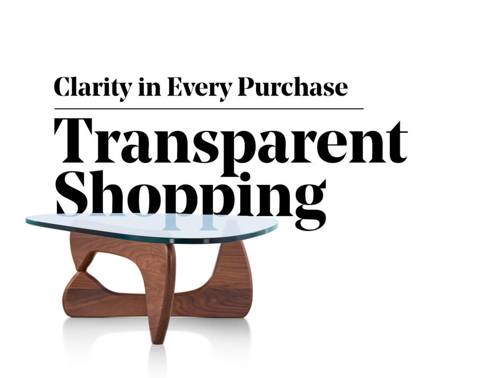 we feature transparent shopping