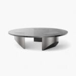 Wedge Coffee Table Replica Black Brush Steel 3 scaled
