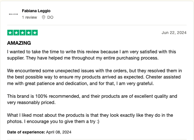 Trustpilot Sohnne - General