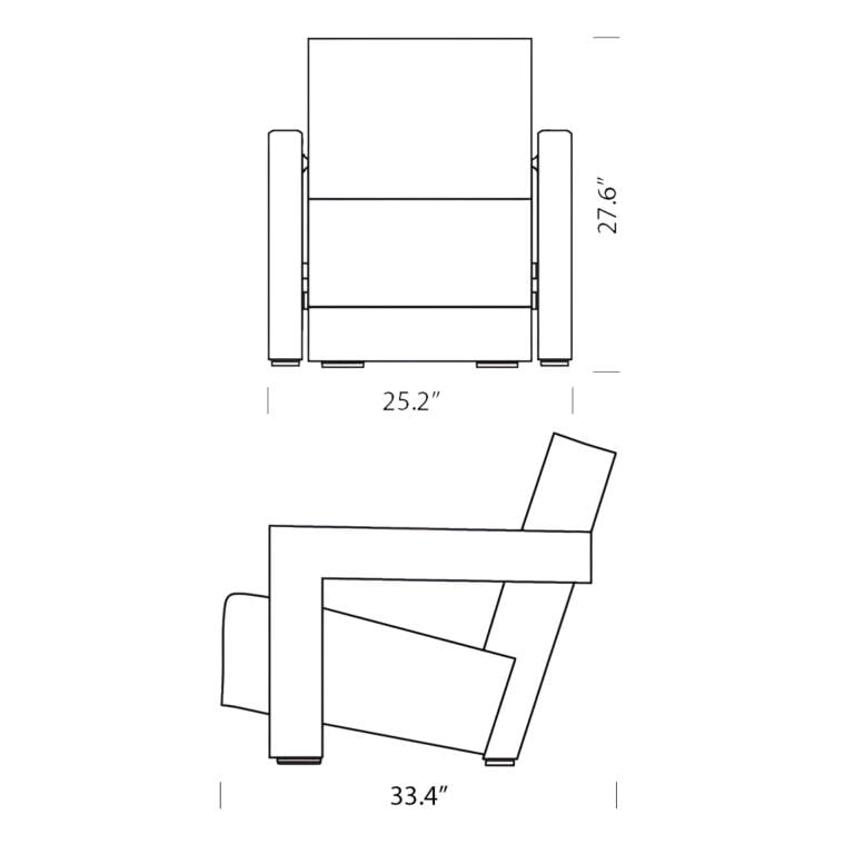 Utrecht Sofa 1 Seater Replica Dimensions Mobile