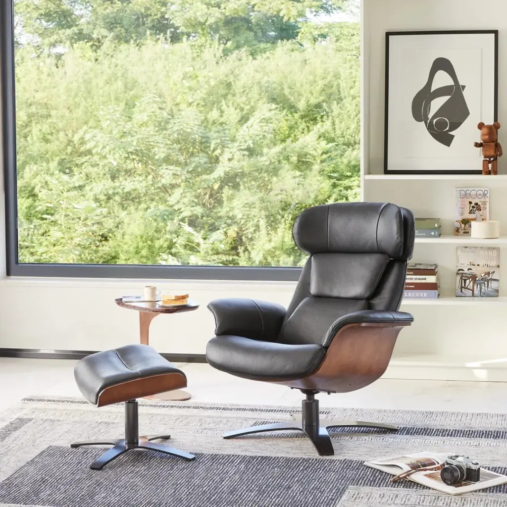 the best elvin leather recliner