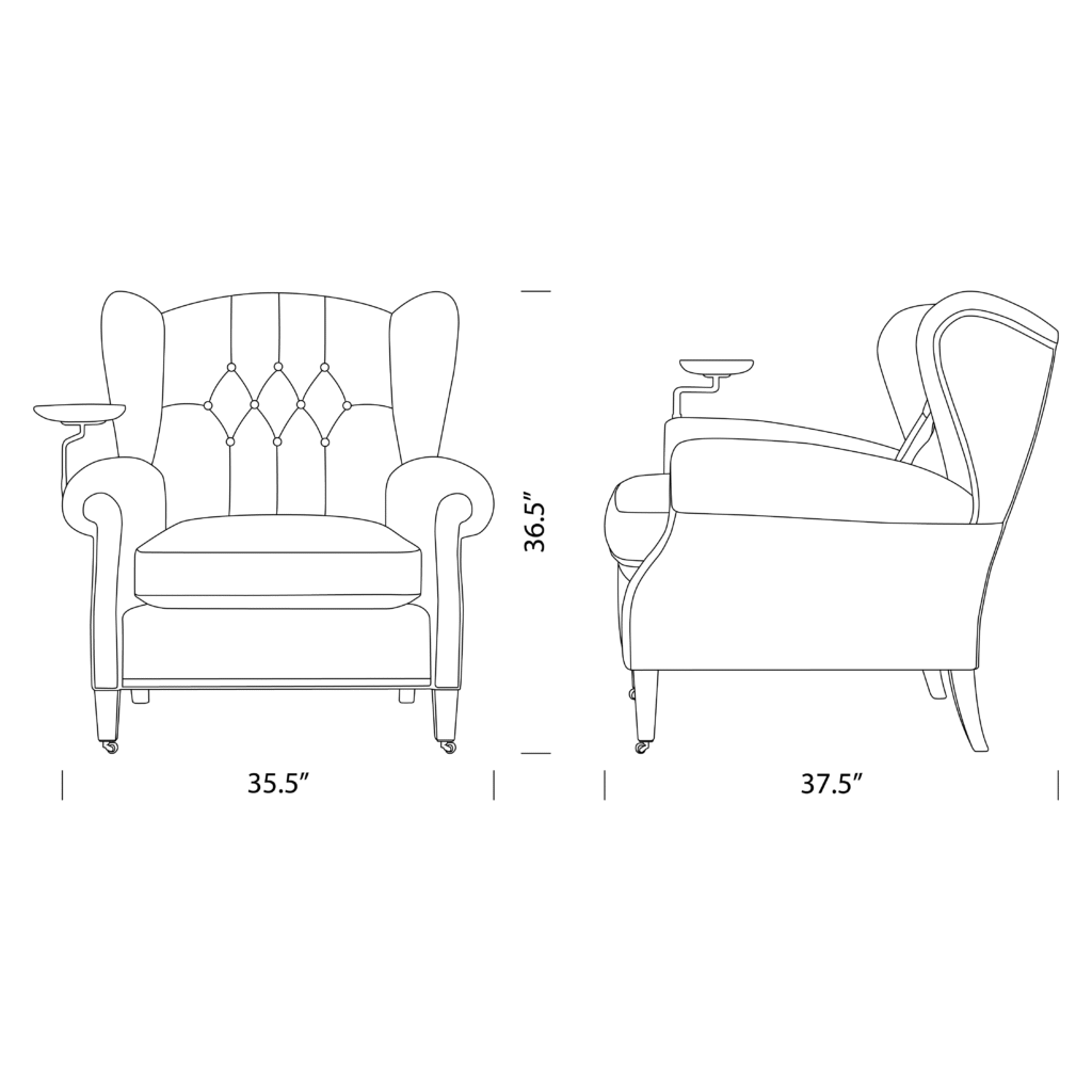 1919 Armchair Replica Dimensions Mobile | Sohnne® 1919 Armchair Replica Dimensions Mobile