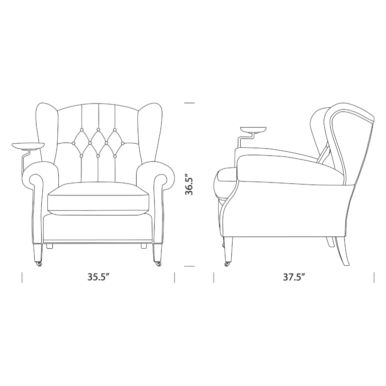 1919 Armchair Replica Dimensions Mobile | Sohnne® 1919 Armchair Replica Dimensions Mobile