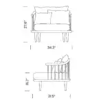 Fly SC1 Lounge Chair Mobile Dimensions Fly SC1 Lounge Chair Mobile Dimensions - Fly SC1 Lounge Chair Replica