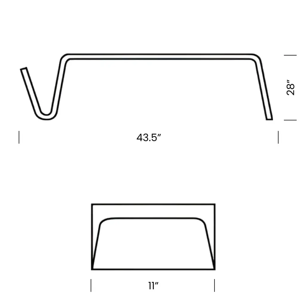 Scando Table Replica Mobile Dimensions