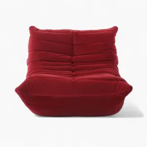 Togo Fireside Fabric Red Velvet 1