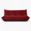 TOGO 3 SEATER RED VELVET