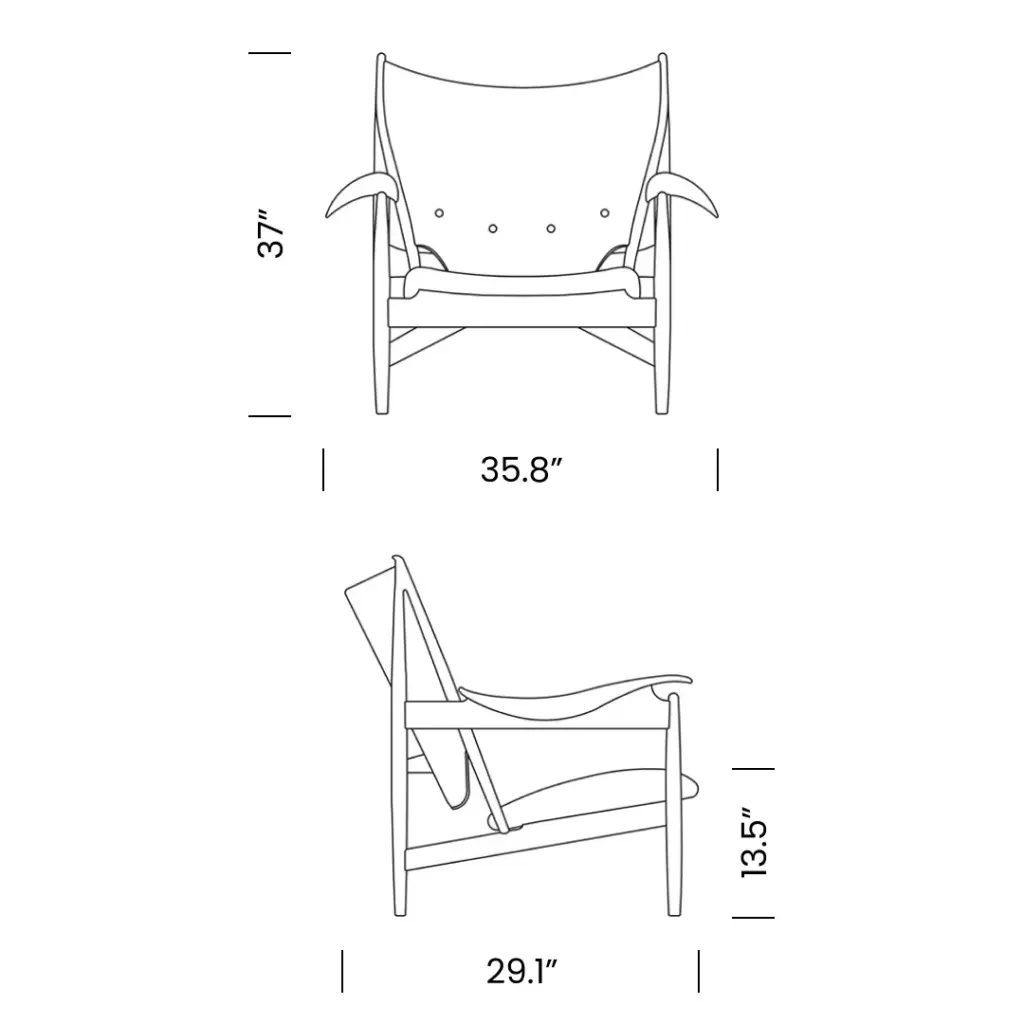 Chieftain Chair Mobile Dimensions