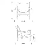 Chieftain Chair Mobile Dimensions Chieftain Chair Mobile Dimensions - Chieftain Chair Replica, leather
